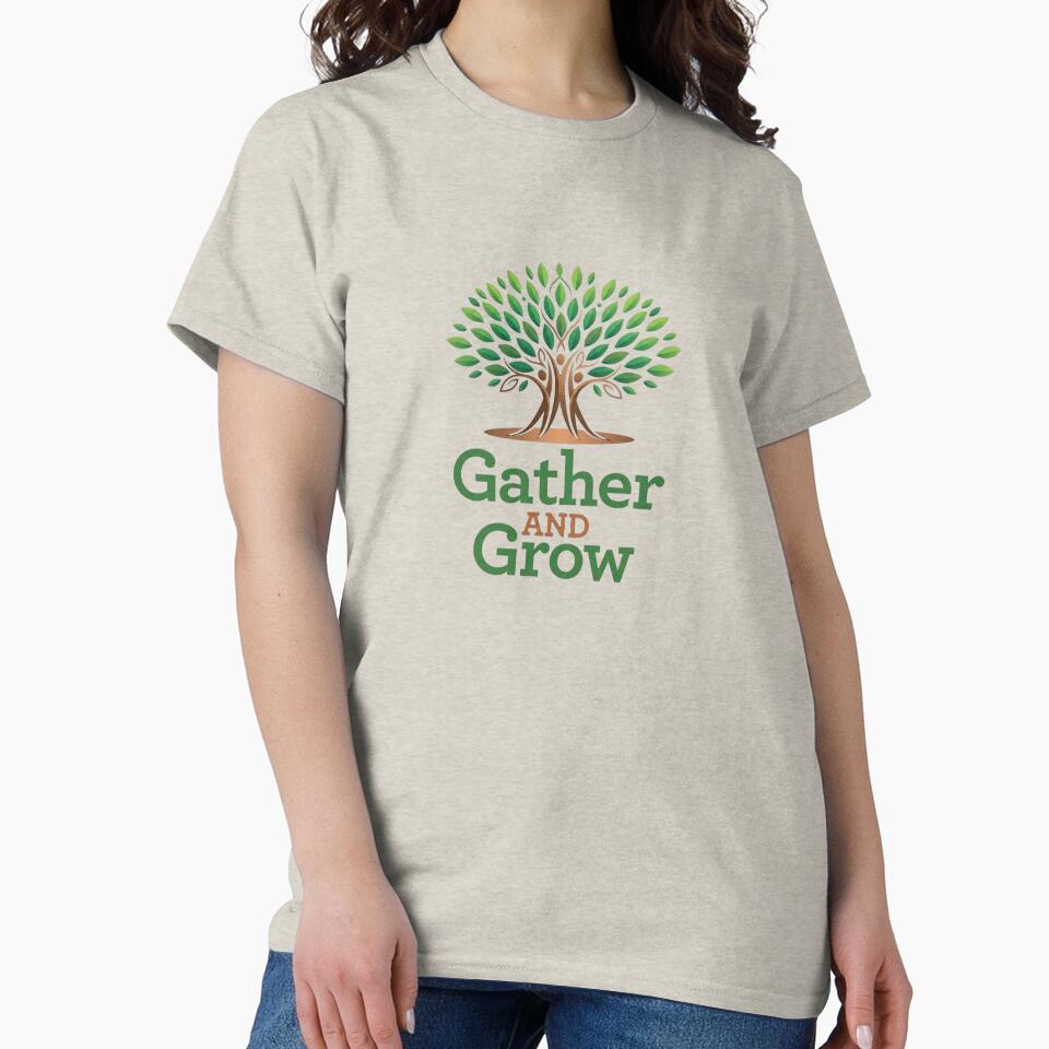 Gather and Grow Tree of Life - Community & Nature Logo by Mossypixels