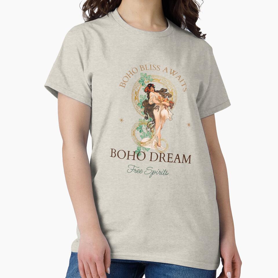 Boho Dream – Free Spirit Goddess Art by AngryToro