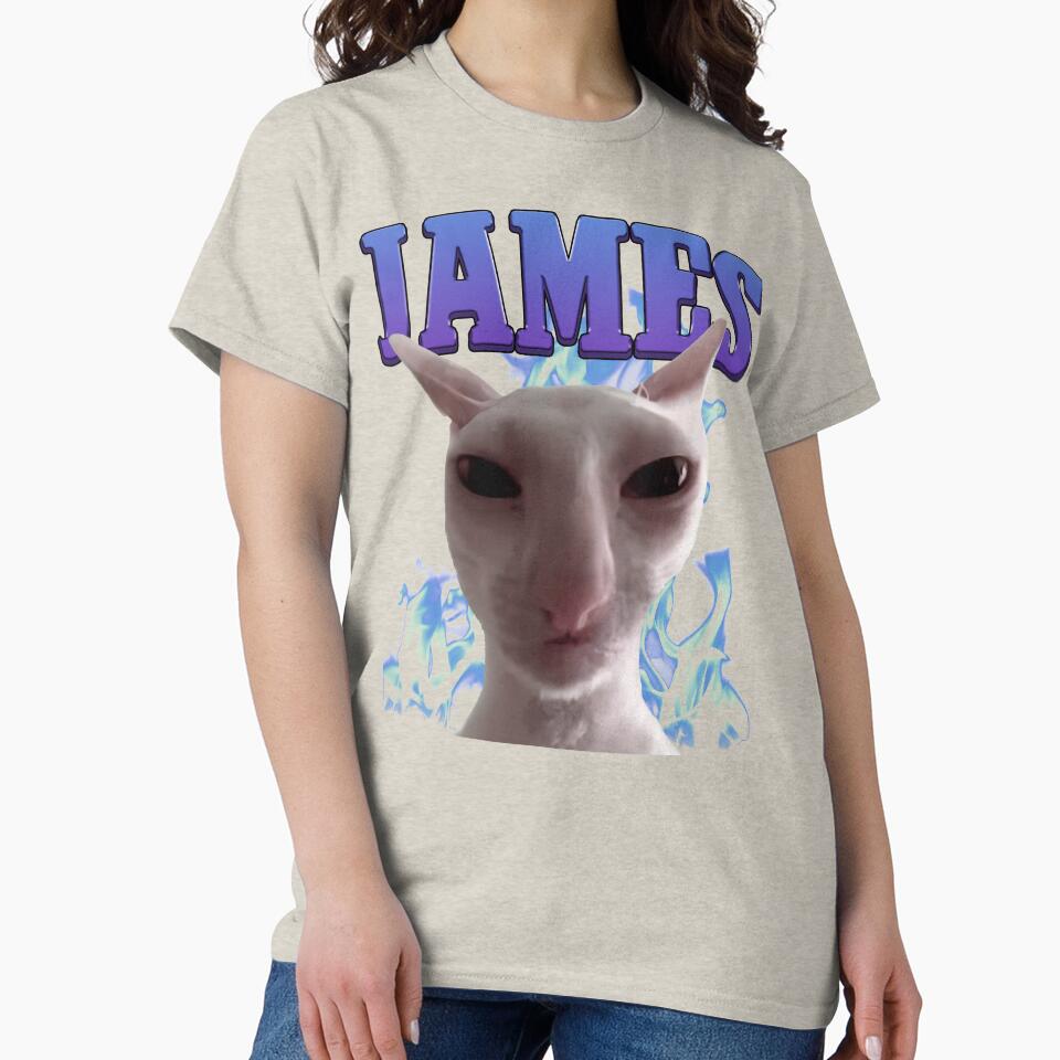 Funny James Cat Meme by MemishDesign