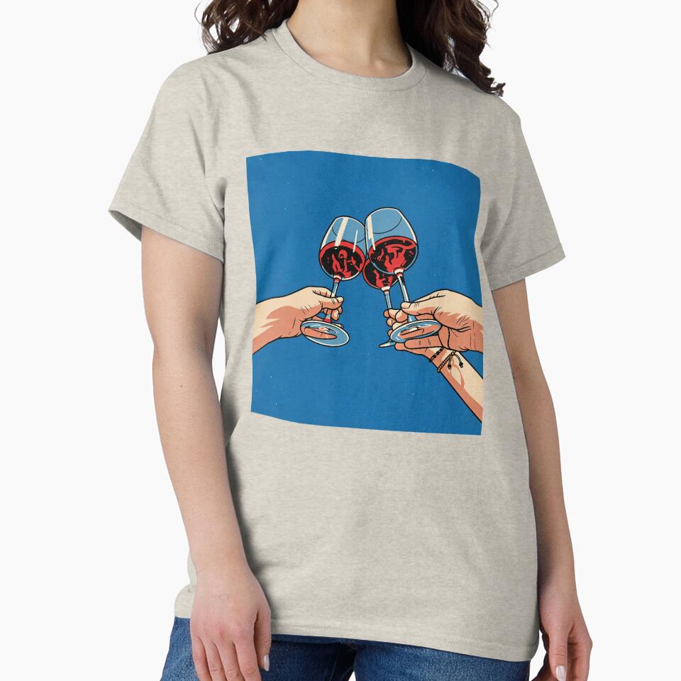 Wine Illustration I Cheers to summer! by YerazikM
