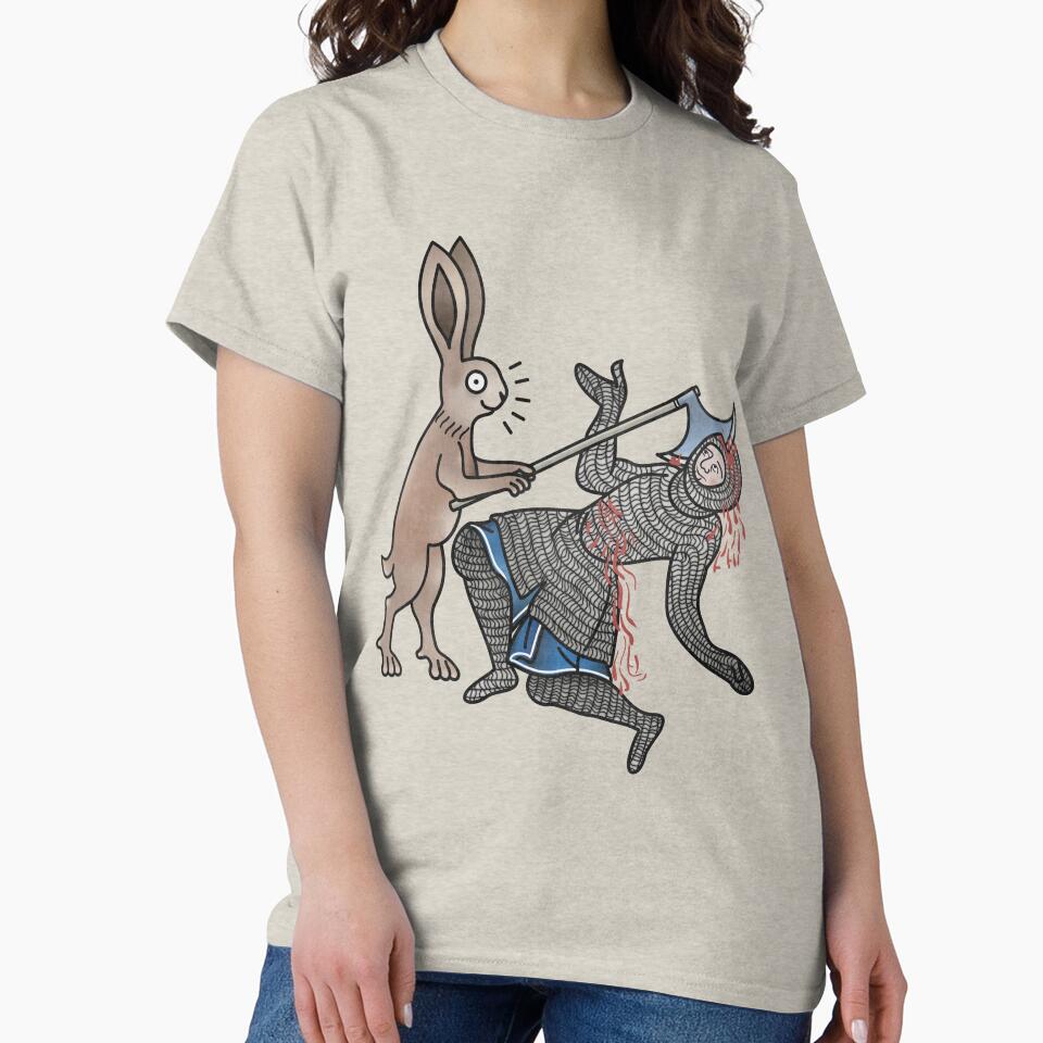 Violent Rabbit Medieval Axe Meme by MargiKnights