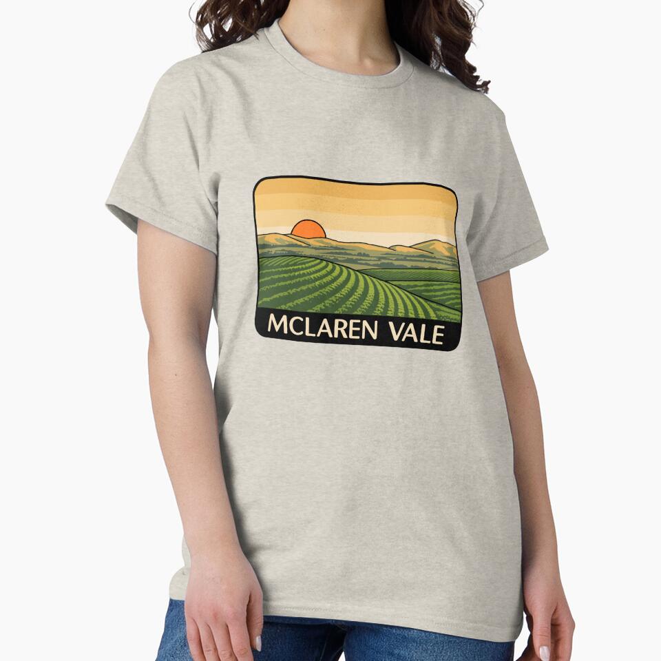 McLaren Vale Retro Design South Australia by FleurieuVisualCo