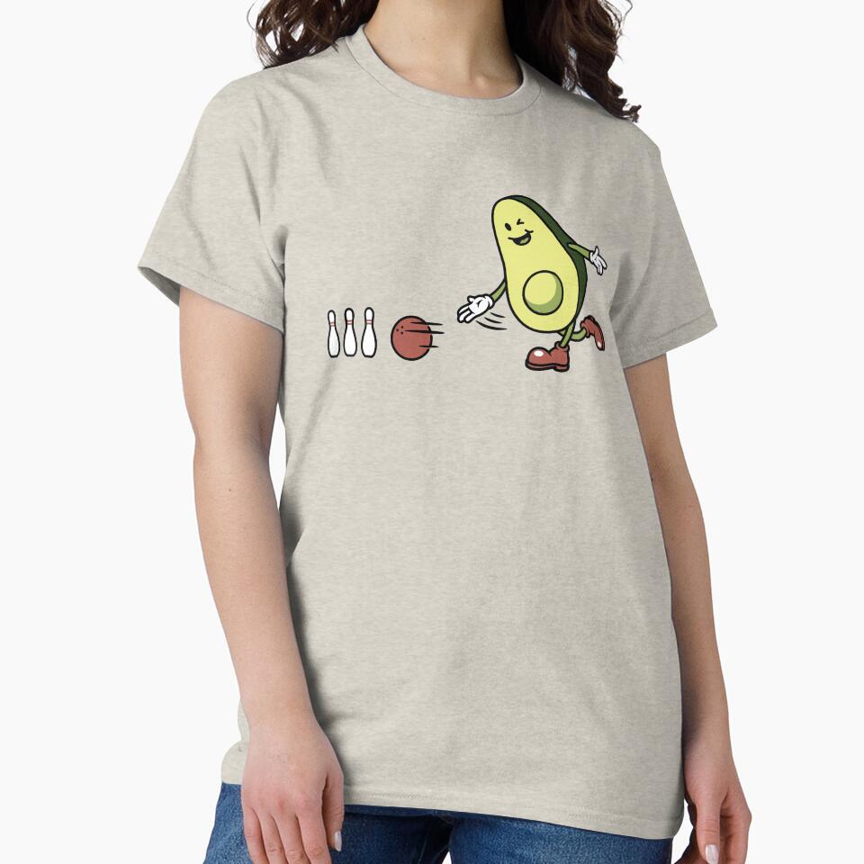 Avocado Playing Bowling by Quilimo Studio