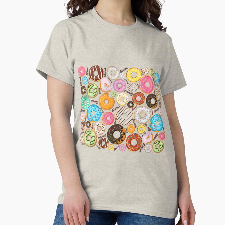 Lovely cute donuts pattern by Humanity brush