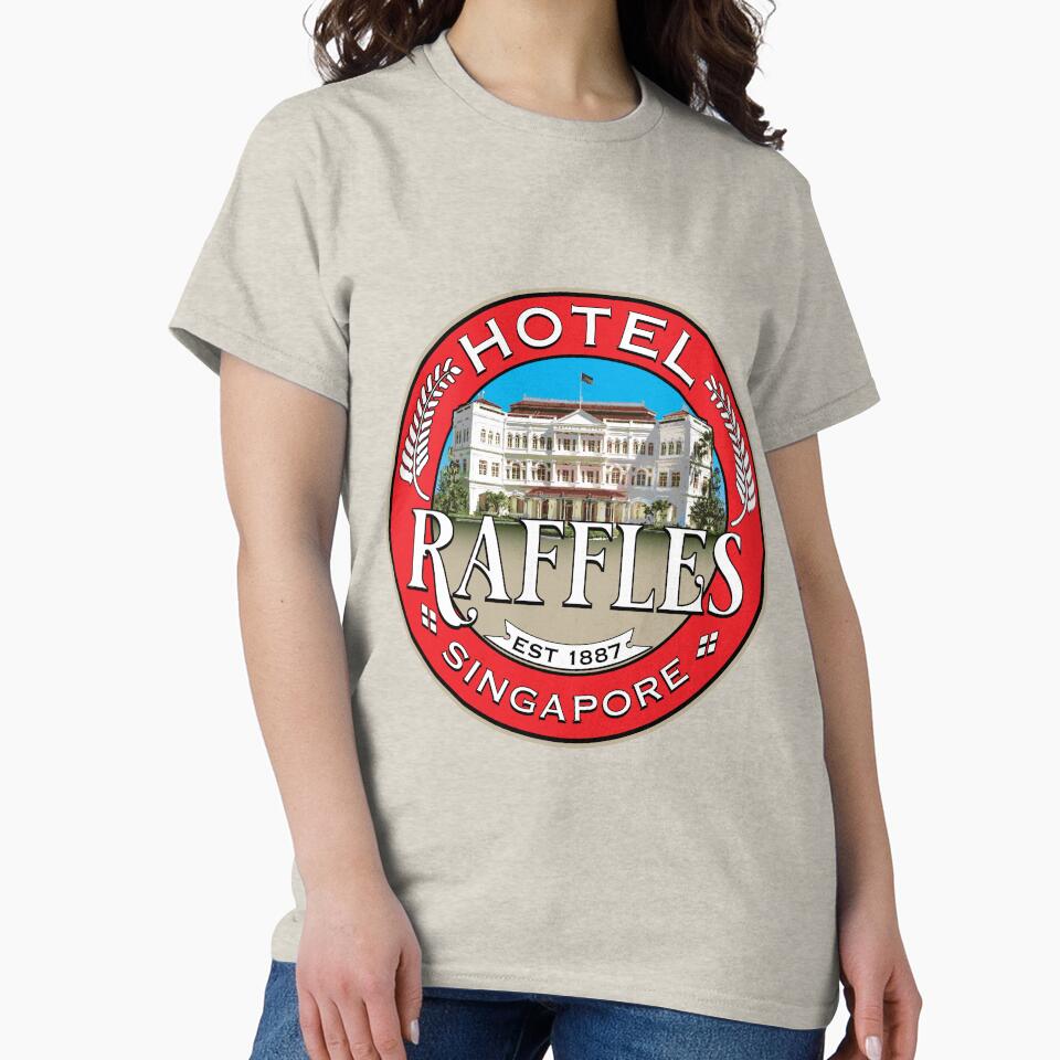 Raffles Hotel Singapore Suitcase Sticker by travelwitheric
