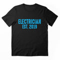 Electrician Est 2019, Electrician Shirt, Gift For Electrician, Electrician TShirt, Electrician Gifts, Awesome Electrician, Electrician T-Shirt by BiagioDeFranco