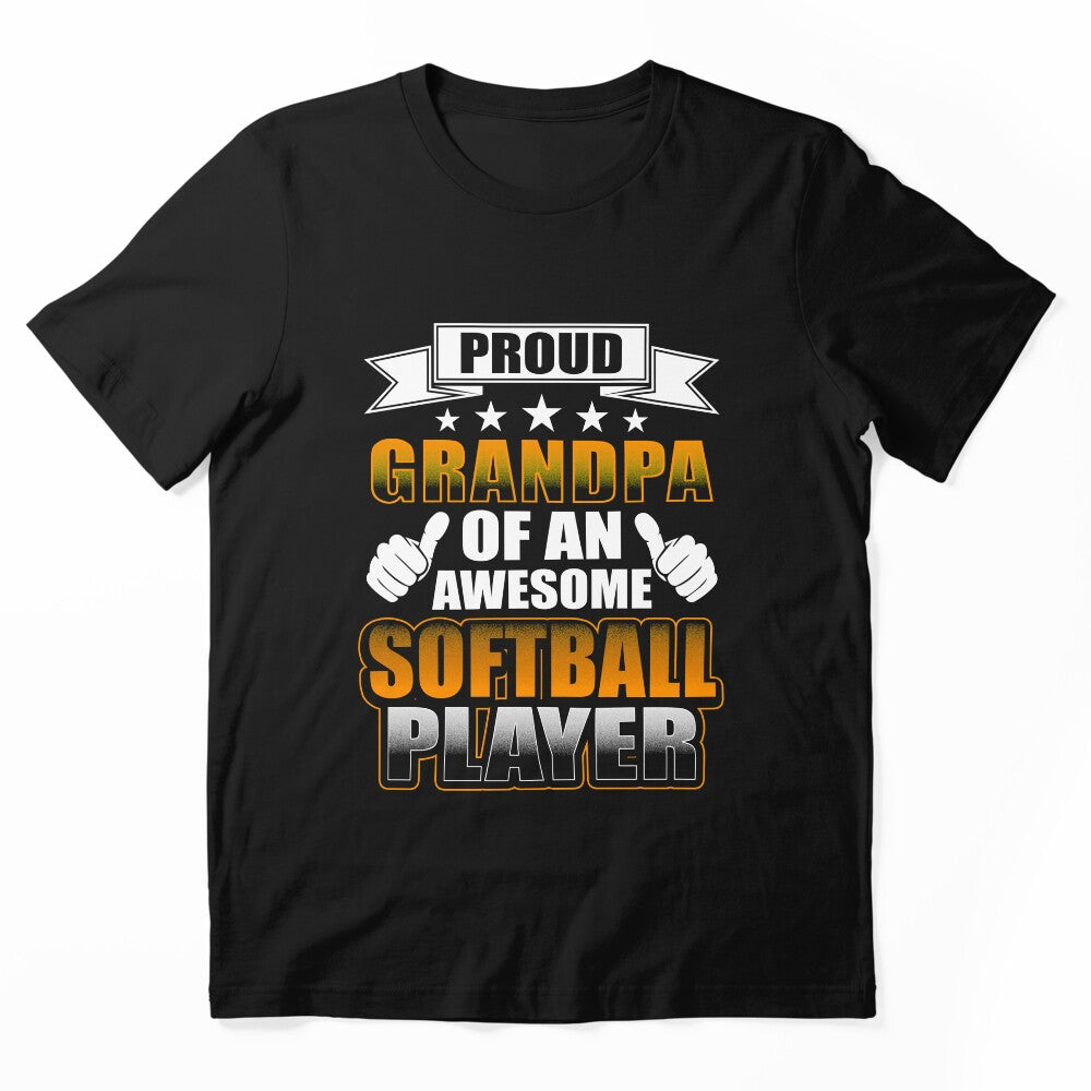 Grandpa T Shirt Proud Grandpa Of An Awesome Softball Player by thuthuatna