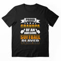 Grandpa T Shirt Proud Grandpa Of An Awesome Softball Player by thuthuatna