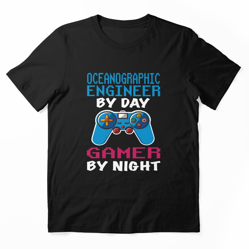 oceanographic engineer Gift shirt, oceanographic engineer Dad Husband Boyfriend Gift, Funny oceanographic engineer by day Gamer By night christmas Birthday Gift Idea by xlnv