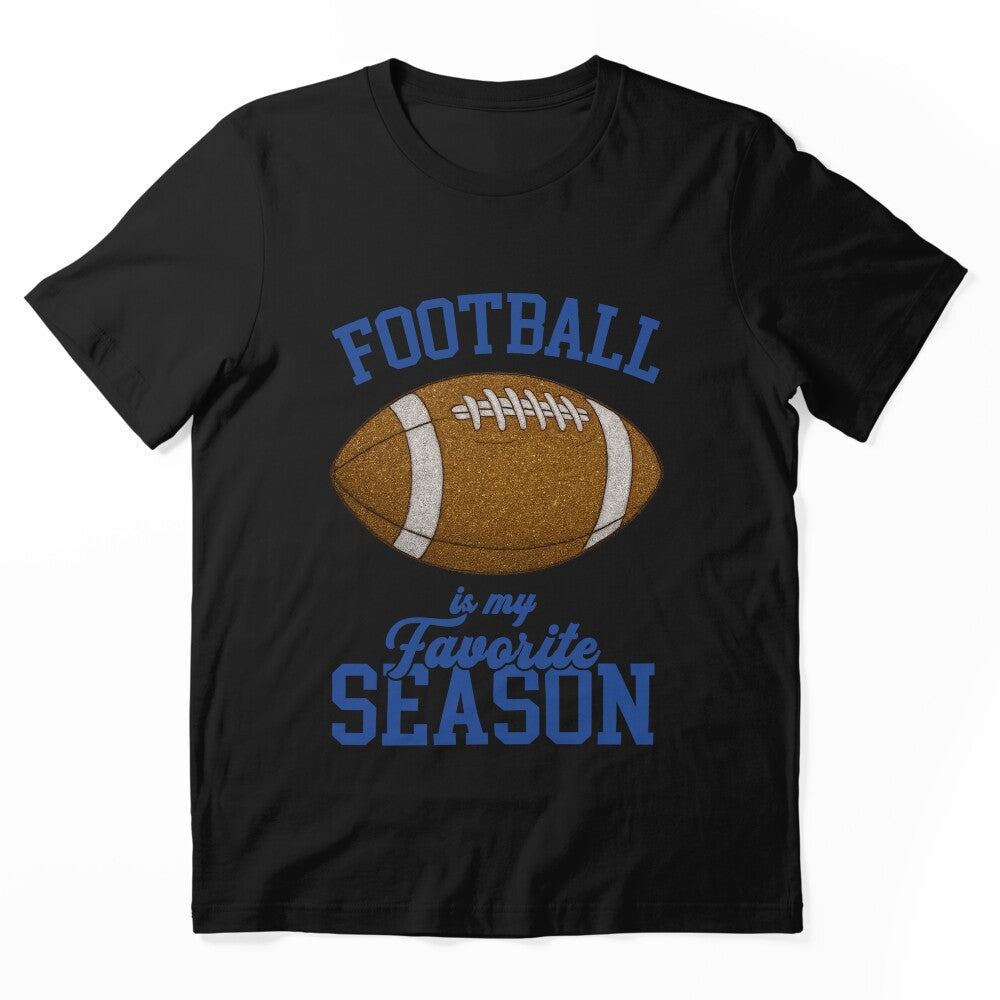 Glitter Football Season T-Shirt by LashondaGreen89
