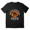 Halloween black cat meow shirt new design for unique gifts by Cardio Boutique