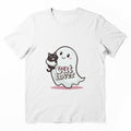 The Spooky Cat Chronicles, Ghost Cat Shirt, Happy Halloween by cookigraphic