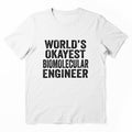 World's okayest Ecological engineer Shirt, Funny Ecological engineer Dad Husband, Ecological engineer Birthday Christmas Gift idea, Distressed design by xlnv