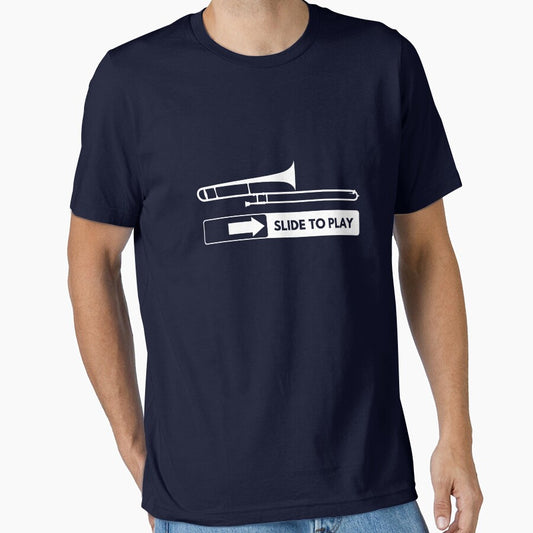 Funny Trombone Gift Jazz Music Slide to play Marching Band Shirt Kids Trombone by CCey