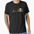 Beer / beer glass - heart line, heartbeat, pulse, EKG by Mohja-Design