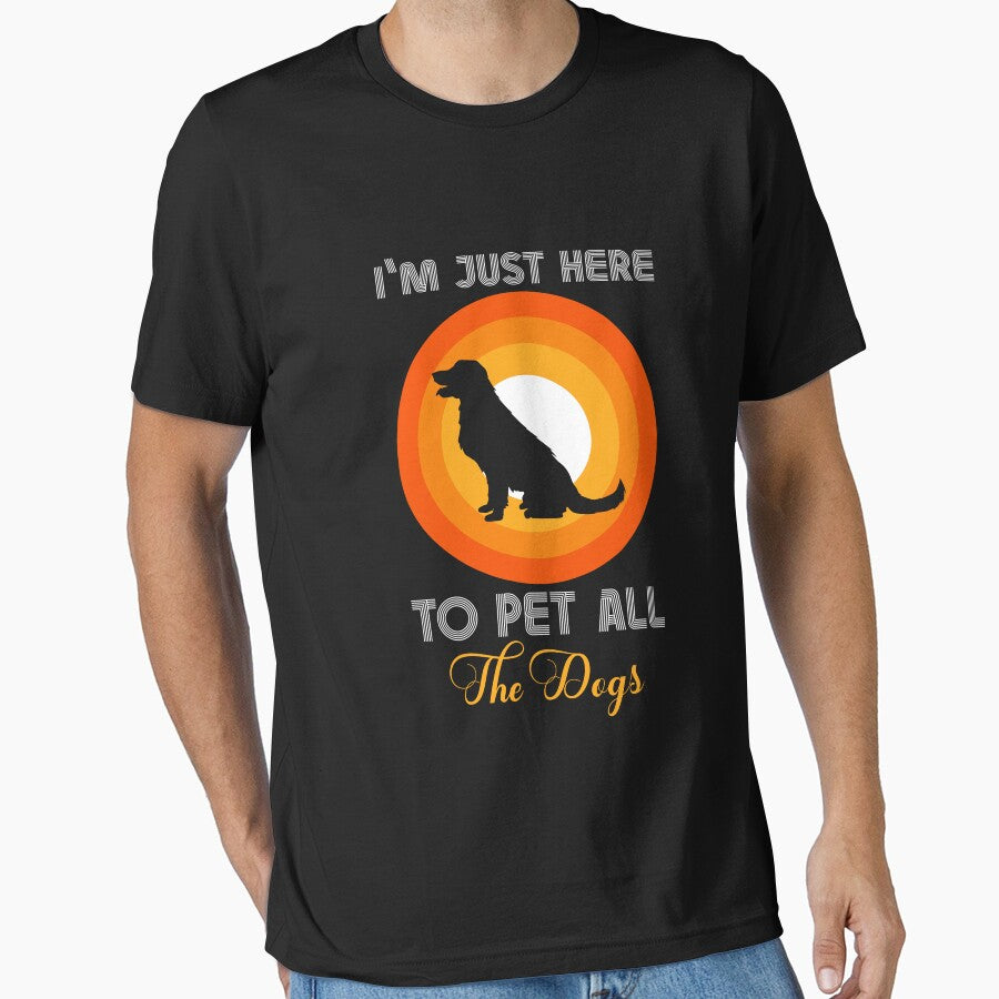 Iam just here to pet all the dogs by PawTrendy