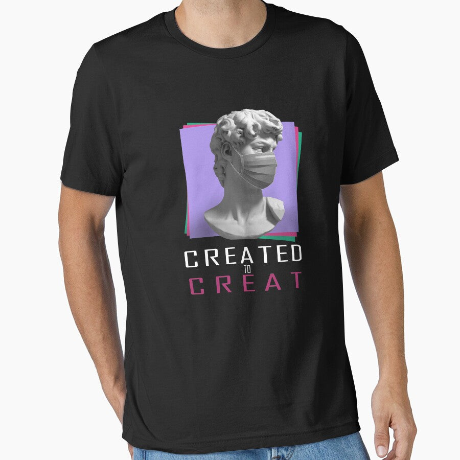 Created To Creat: A great gift for best friends | Classic T-shirt by Elhshop ⭐⭐⭐⭐⭐