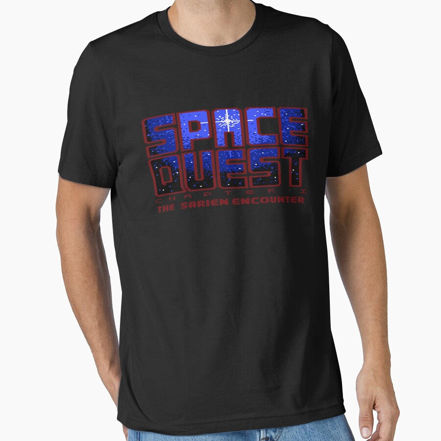 Space Quest 1 Pixel Style - Retro DOS game fan print by hangman3d