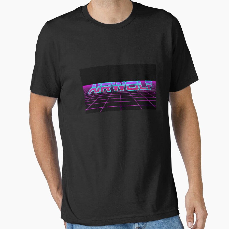 Airwolf 80's Neon Grid by w855173w