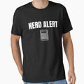 NERD ALERT Funny Text Based Great Student & Emotional Outcast Humor by ZEROXCOOL