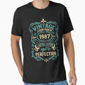 35th Birthday Vintage Born In 1987 Aged Perfectly Classic by mohmmed22