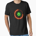 THE RED RING OF DEATH - Power Button, Gamer shirt, Geek Gift, Geek, Computer Geek, Geek Shirt, Nerd Shirt,  Gaming by THAT - ONE - TEE