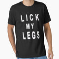 90's Grunge LICK MY LEGS Slogan by wakpowwallop