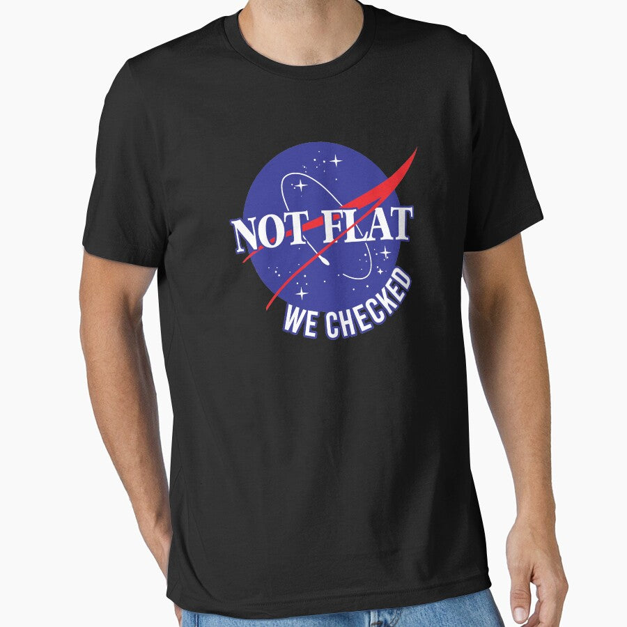 NASA Not Flat We Checked by breh-art