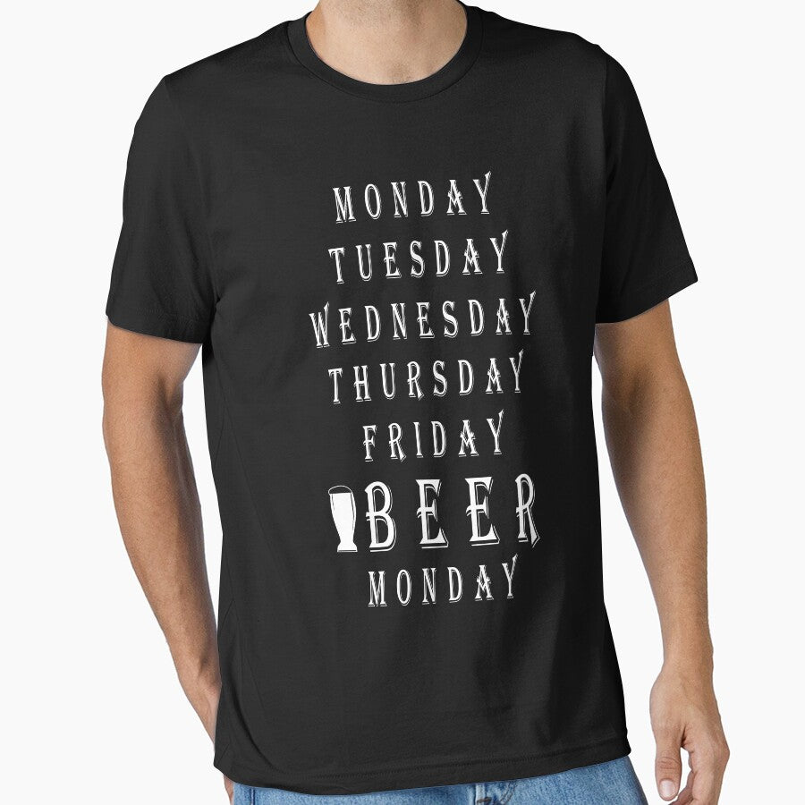Beer and weekdays - Funny beer saying. by tillhunter