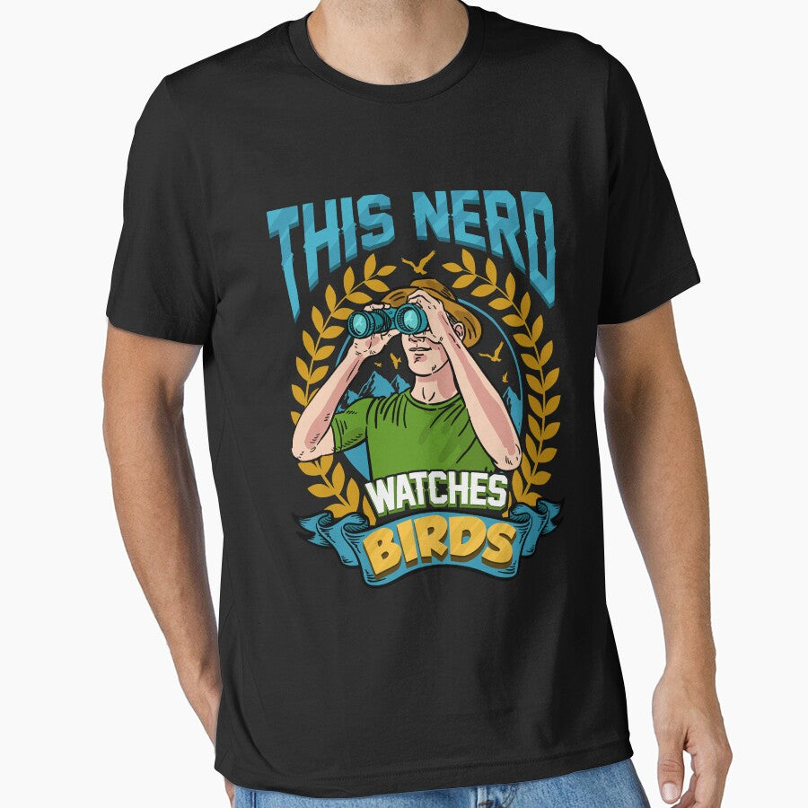 This Nerd Watches Birds Ornithology Gift by Hananiah Merch