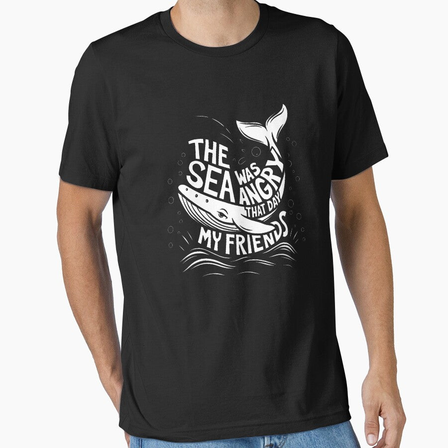 The sea was angry that day my friends Seinfeld Tv Sitcom funny saying by VintageOddities