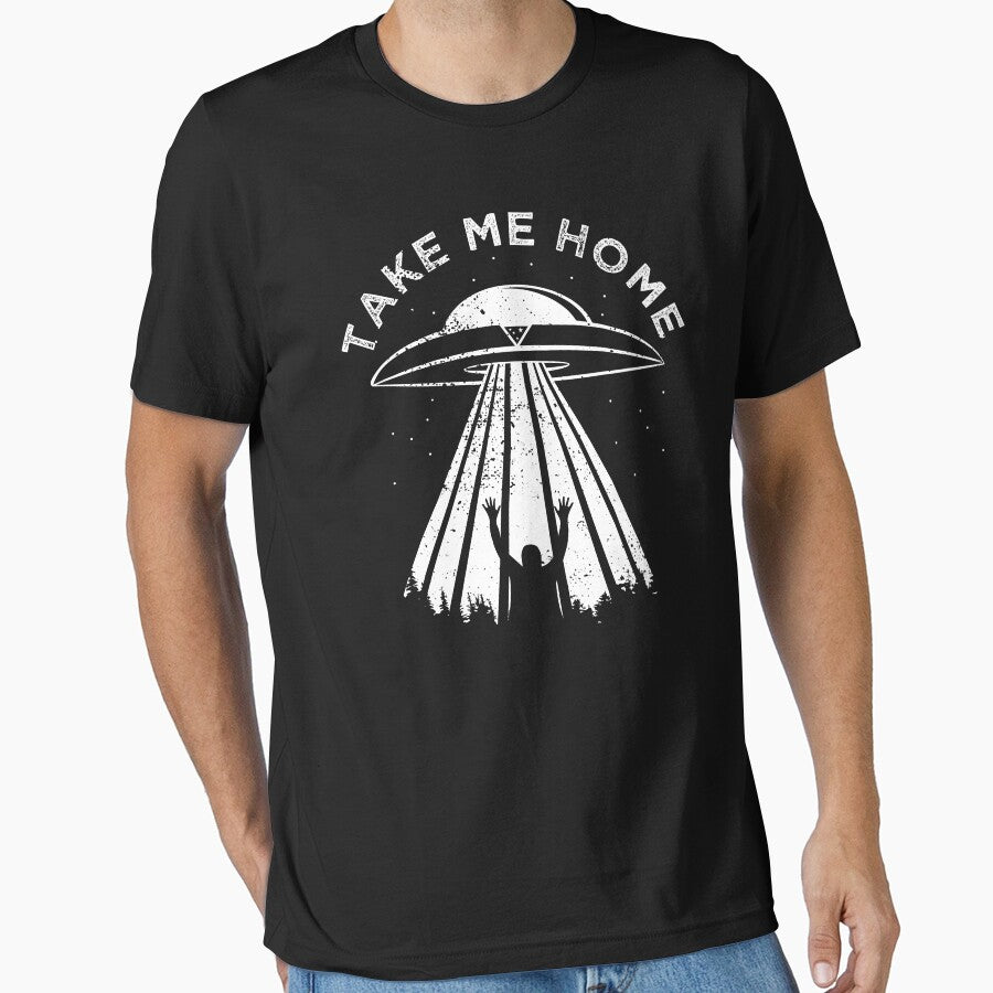 Aliens Take Me Home Ufology Tshirt by zeno27