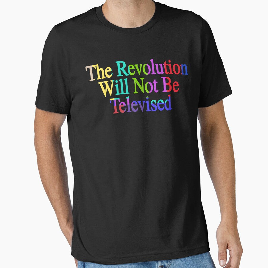The Revolution Will Not Be Televised - Retro Analog VHS CRT TV Screen by blueversion