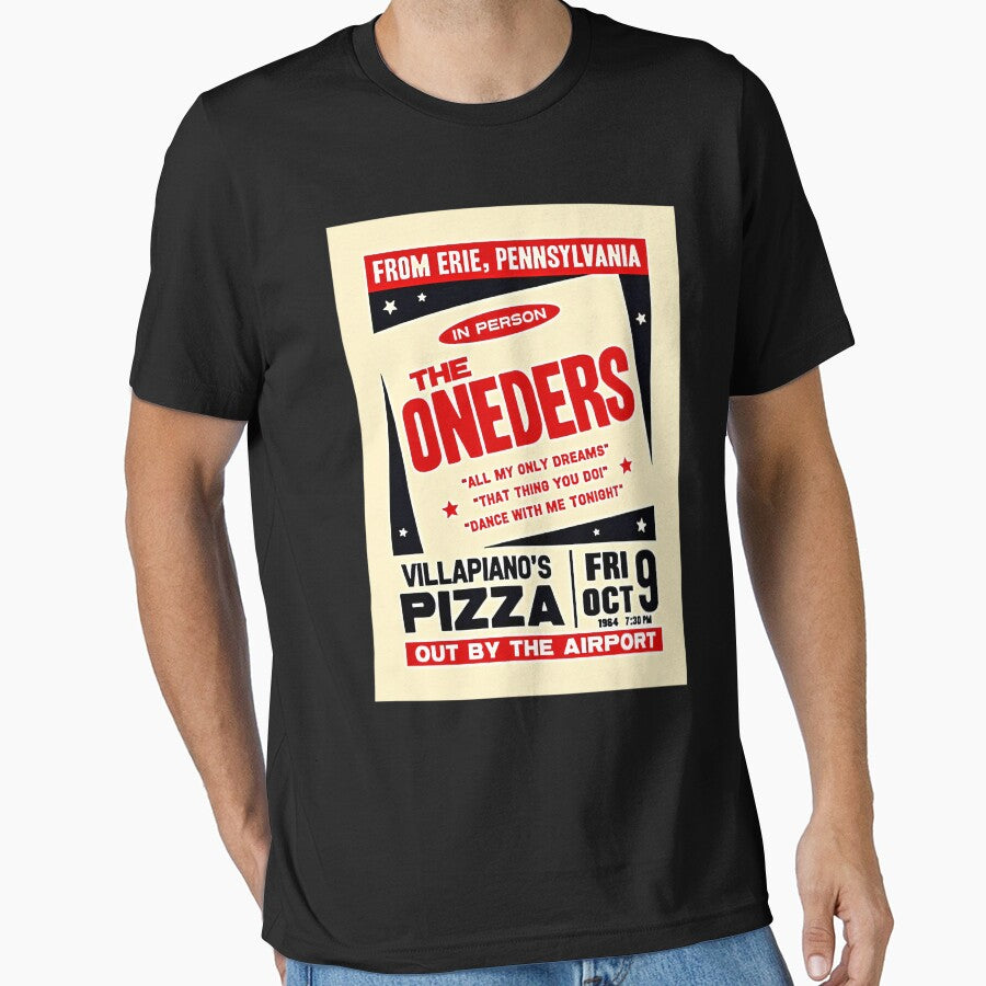 Villapiano_s Pizza T-Shirt Classic T-Shirt by Rilepile90