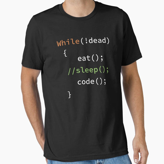 Eat Sleep Code Repeat - Funny Programmer by silverhexagon
