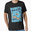 Groovy Blue Donut Squad Sprinkles Donut Lover Matching Donut by MintedFresh