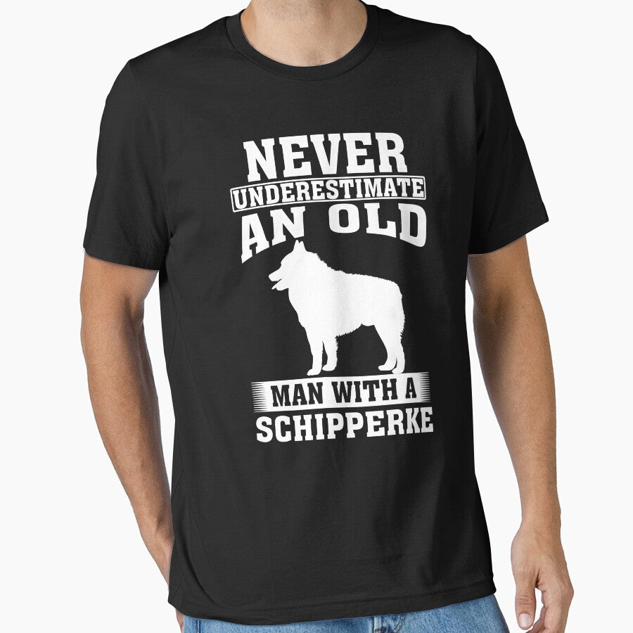 Never Underestimate an Old Man with Schipperke by CosmoKitsch