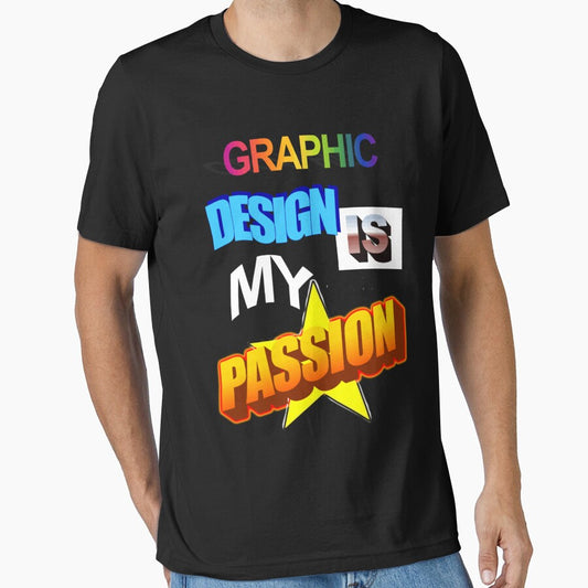 Graphic Design Is My Passion WordArt Pun Meme Classic by srdjansoterar