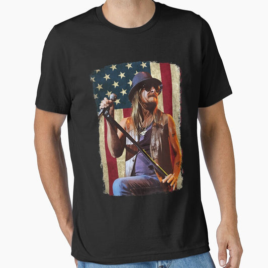Vintage American Flag Kid Rock Legend by bonnieknfe
