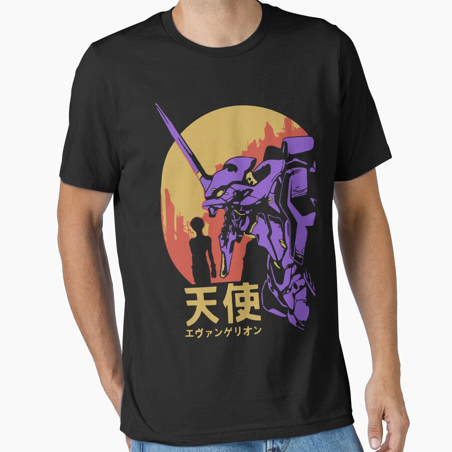 Neon Genesis Evangelion Retro Vintage by Teebuya