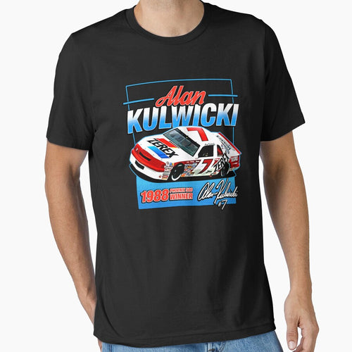 Alan Kulwicki Nascar champion classic retro style by Shania Kovacek