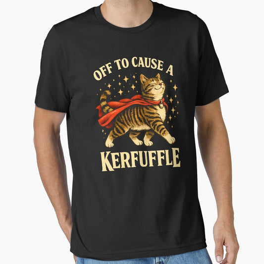 Off to Cause a Kerfuffle Funny Cat by JODYSMORGAN