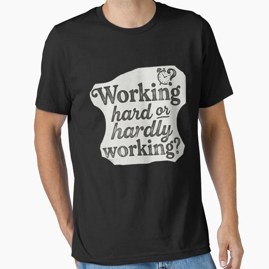 Working Hard or Hardly Working Typography by MaafiaArtsThai