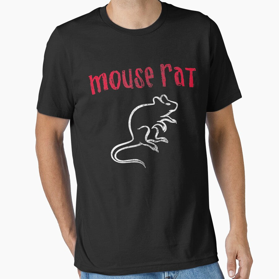 Parks & recreation mouse rat logo distressed by marcellaaed