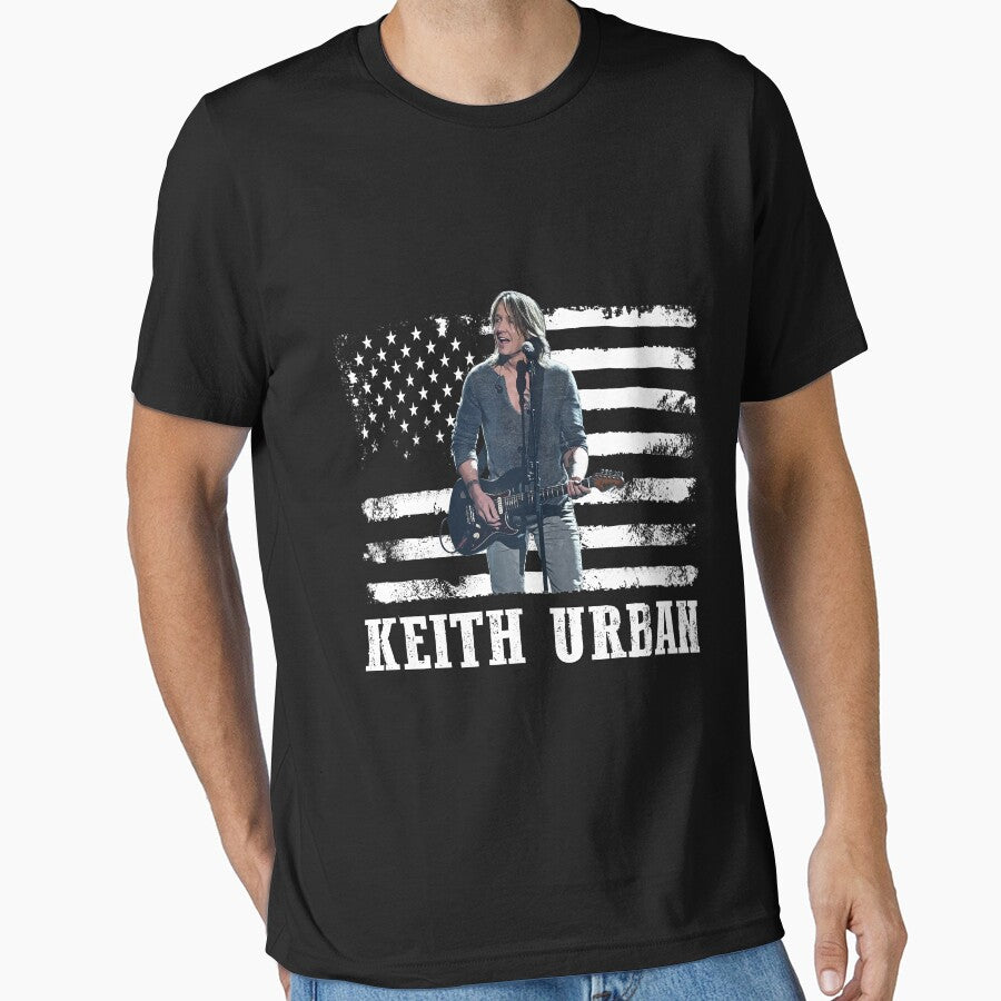 Distressed American Flag Keith Music Legend by JaidenJoe