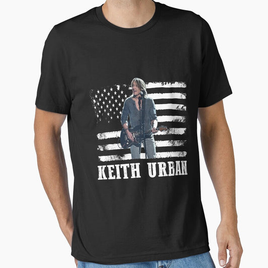 Distressed American Flag Keith Music Legend by JaidenJoe