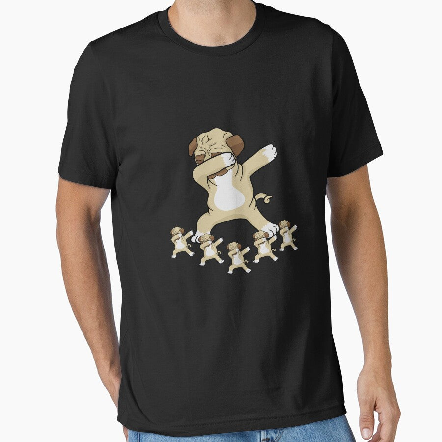 Cute Dabbing Pug Puppies Dog Owner Furbaby Pet Canine Animal Lover Breeder Dab by VollLaser