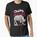 Chubby Unicorns Need Love Too Rhino Lovers Tee Premium T-Shirt by GrahamWalsh
