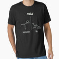 Yoga Instructor Vs Me Funny Stick Figure by RedbudDesigns