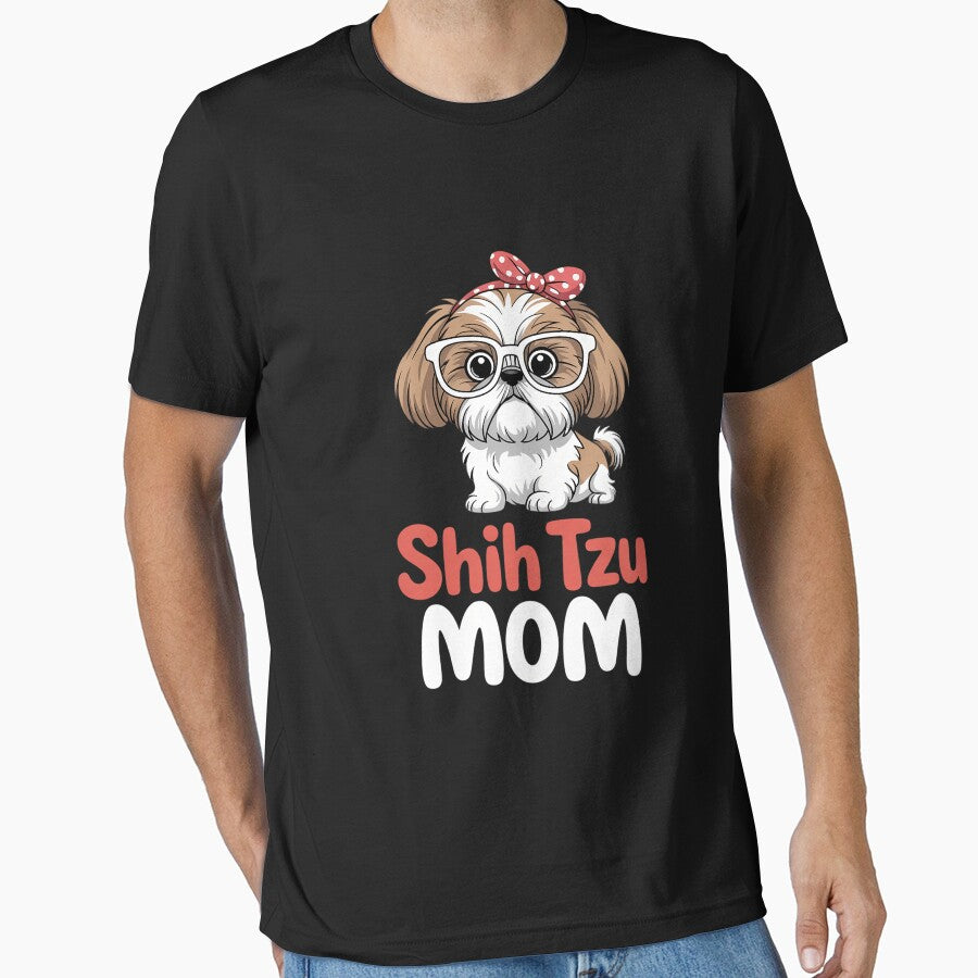 Shih Tzu Mom Dog Lovers Terrier Mother's Day by DentistLegal
